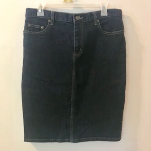 Ralph Lauren Denim Pencil Skirt